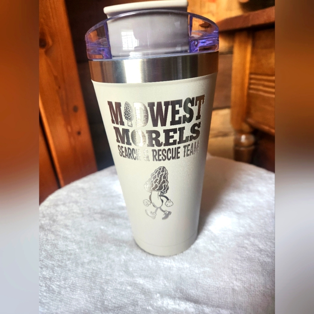 McKinley 20 Oz Laser Engraved  Tumbler With Midwest Morel Search And Rescue Team
